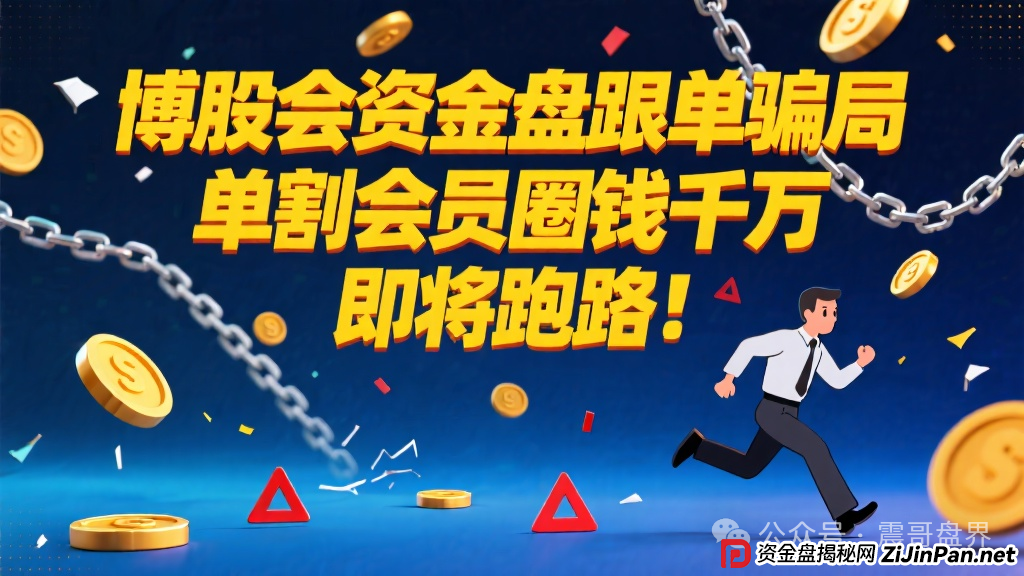 博股会资金盘跟单骗局，已经单割会员，圈钱千万即将跑路