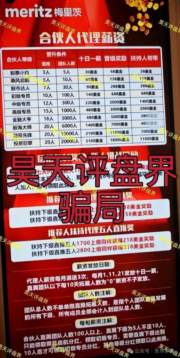 梅里茨资本跟单类资金盘骗局，原攀智资本诈骗团伙的平移重启盘，不拉人就封号单割，马上要跑路了，速度撤离！(2)