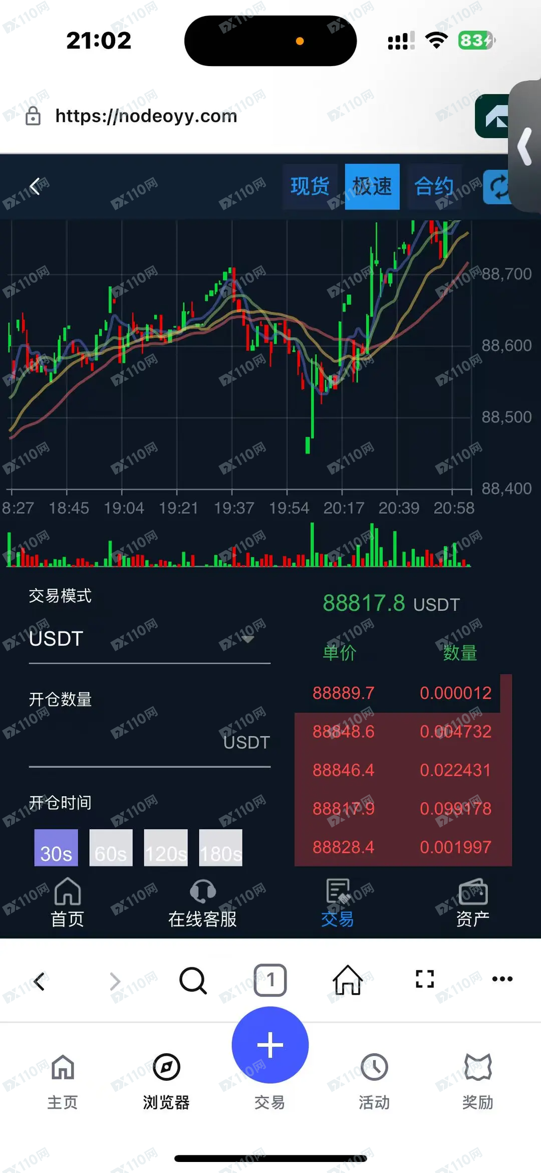 Metamask内嵌网页投资诈骗(2)